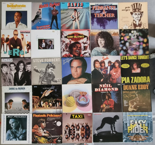 25x vinyl rock pop weitere - 25x, lp