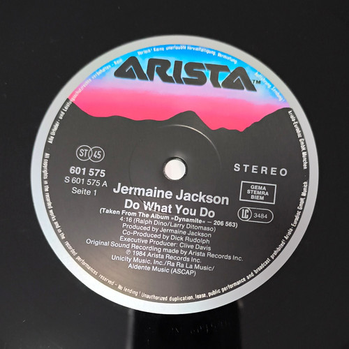 Arista maxi single - arista, 12"