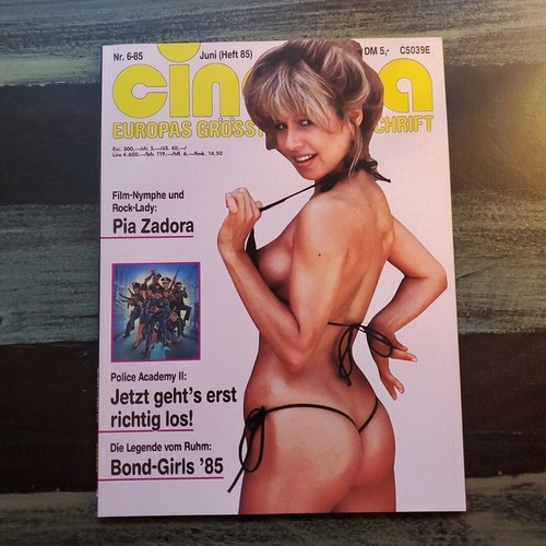 Cinema 1985 pia zadora - cinema, 06/1985,