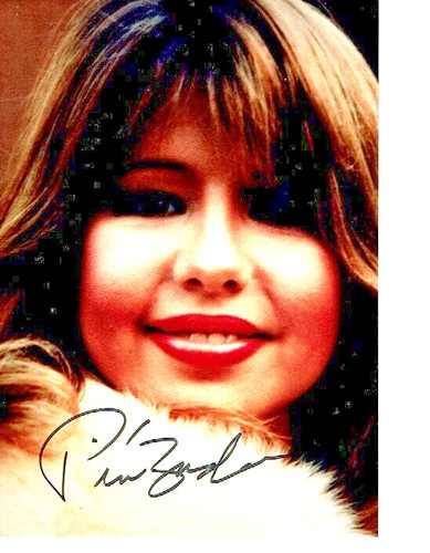 Pia zadora autogramm original - pia,